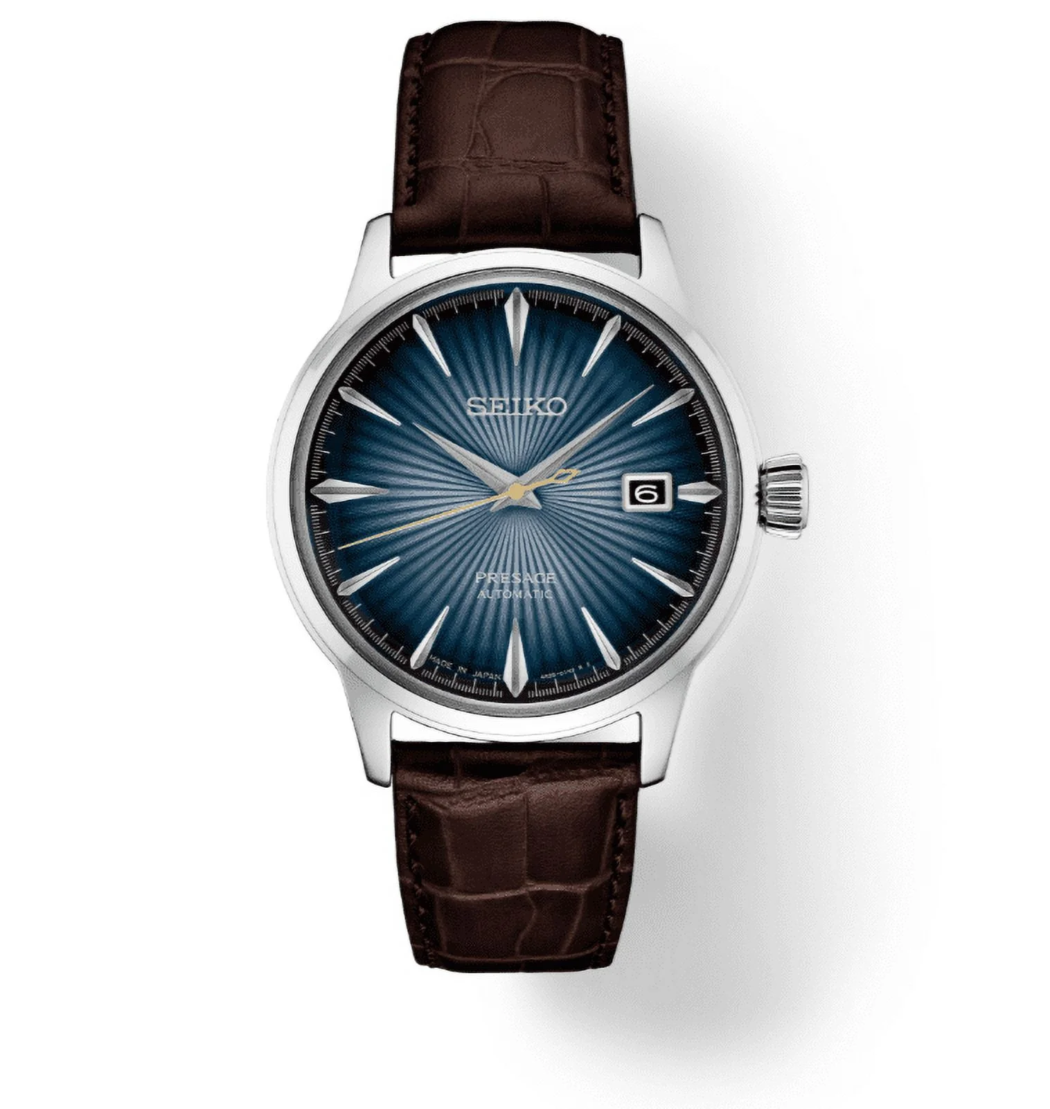 Seiko Presage Cocktail Time SRPK15 Gradated Blue Dial 5 ATM Water Resistant 40.5mm Automatic Men's Watch