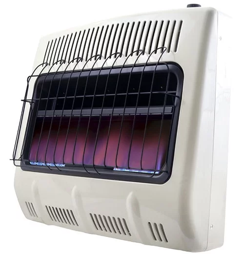 Mr. Heater 30,000 BTU Unvented Propane Heater with Built In Blower and 12ft Hose