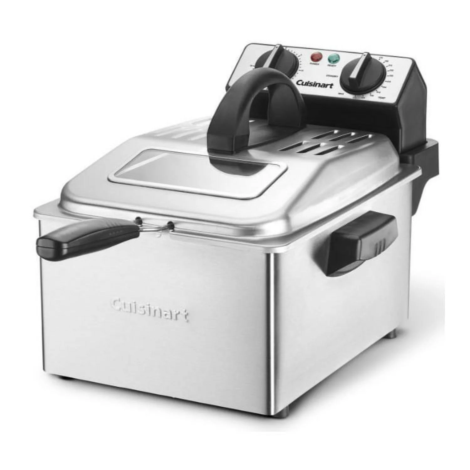 Cuisinart 4-Quart Deep Fryer with 2 Kitchen Tongs