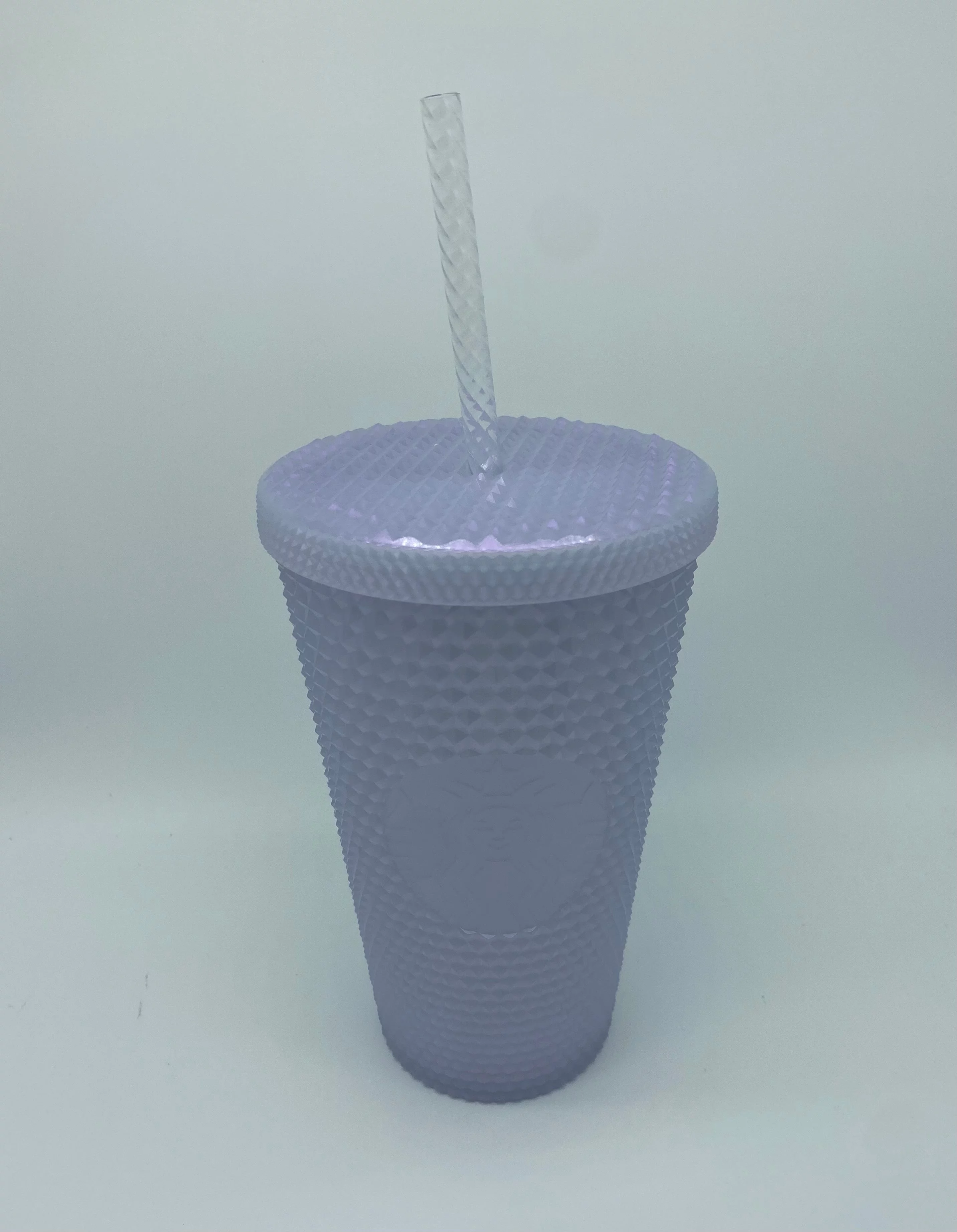 Starbucks Holiday Christmas 2021 Icy Llilac Bling Studded Cold Tumbler 16oz New