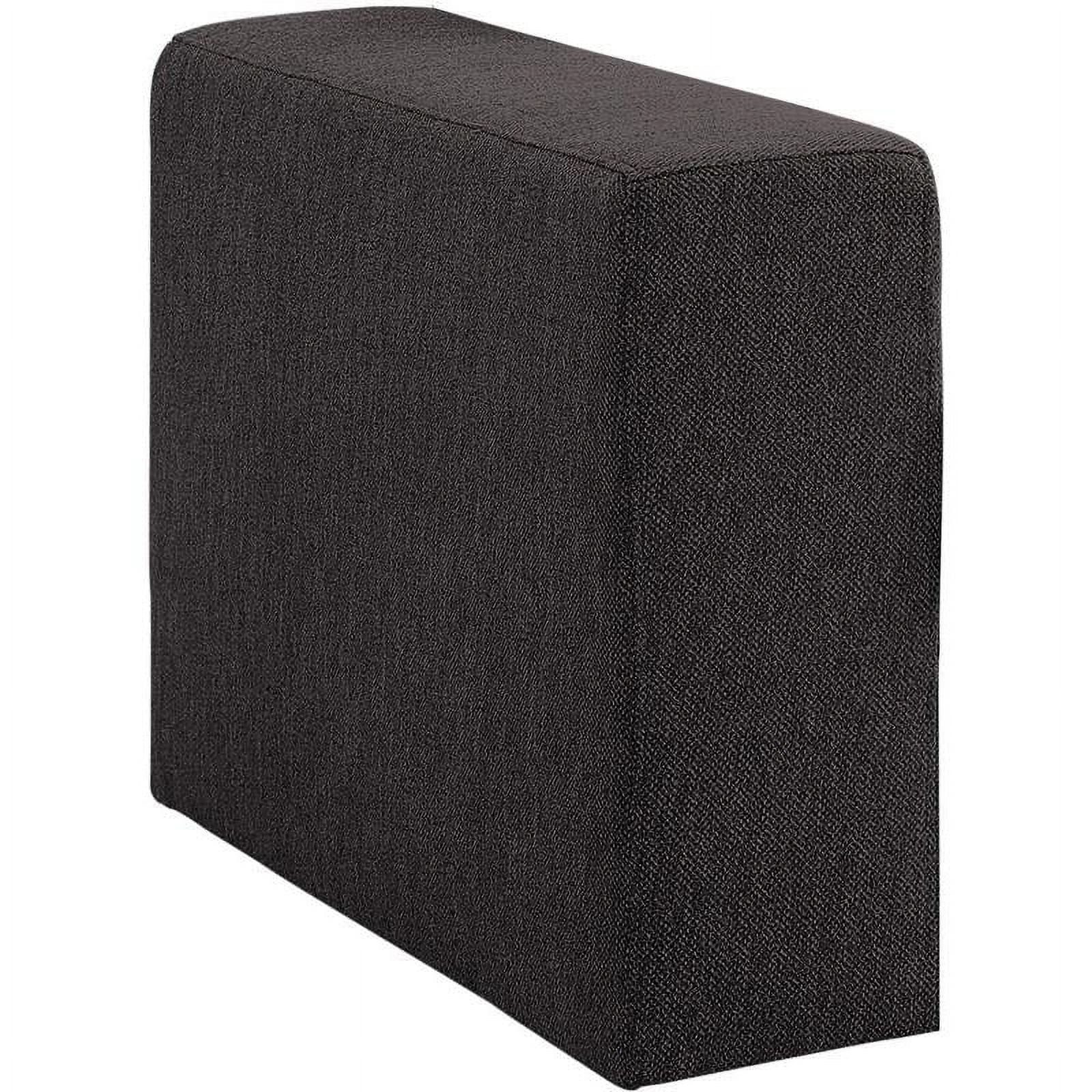 Bowery Hill Modern Fabric Sectional Sofa with 4-Seater Reversible Chaise in Gray