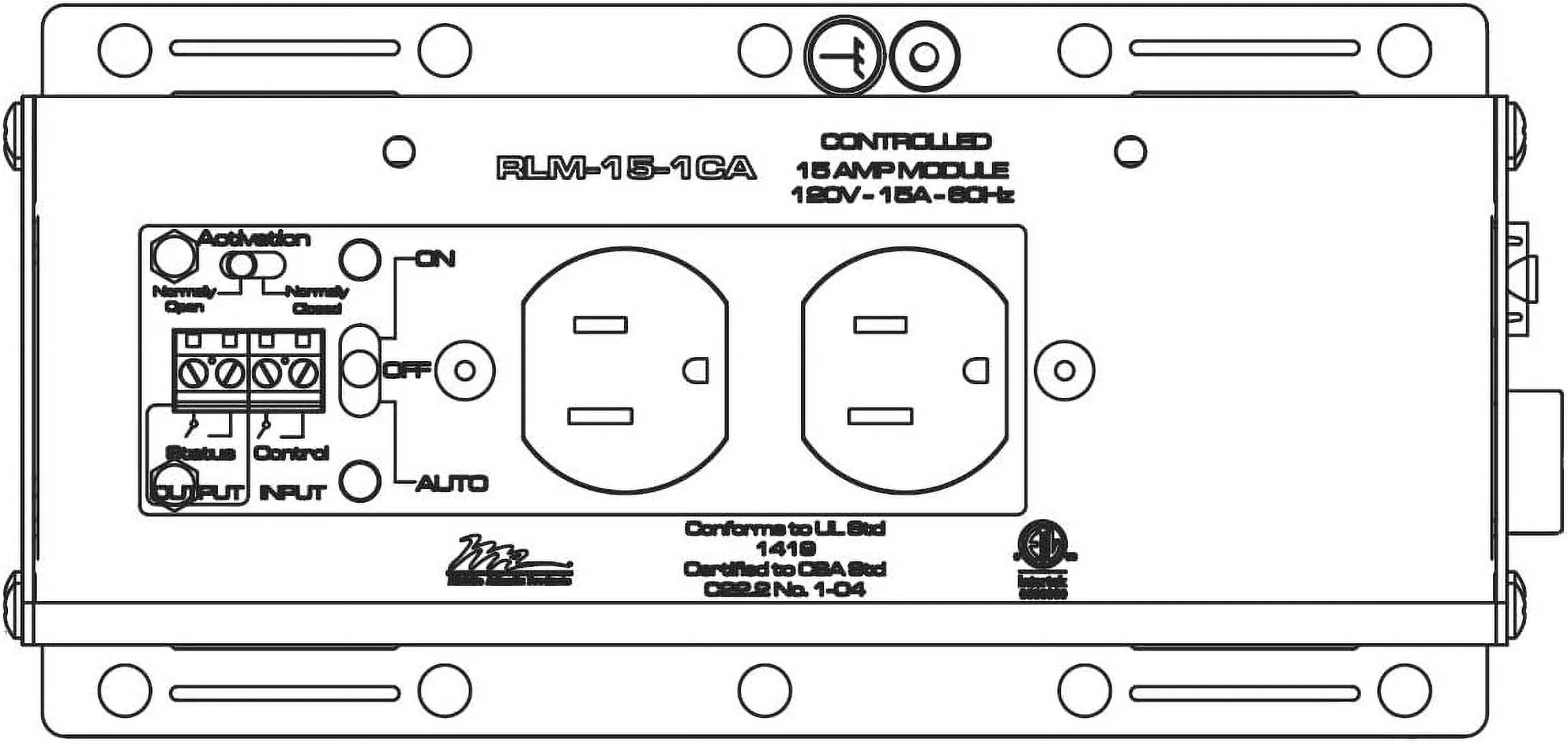 Middle Atlantic Products RLM-15-1CA