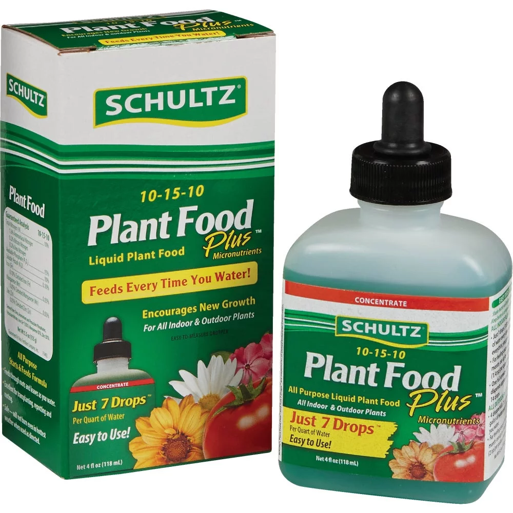 2 PK, Schultz 4 Oz. Concentrate 10-15-10 Liquid Plant Food Plus