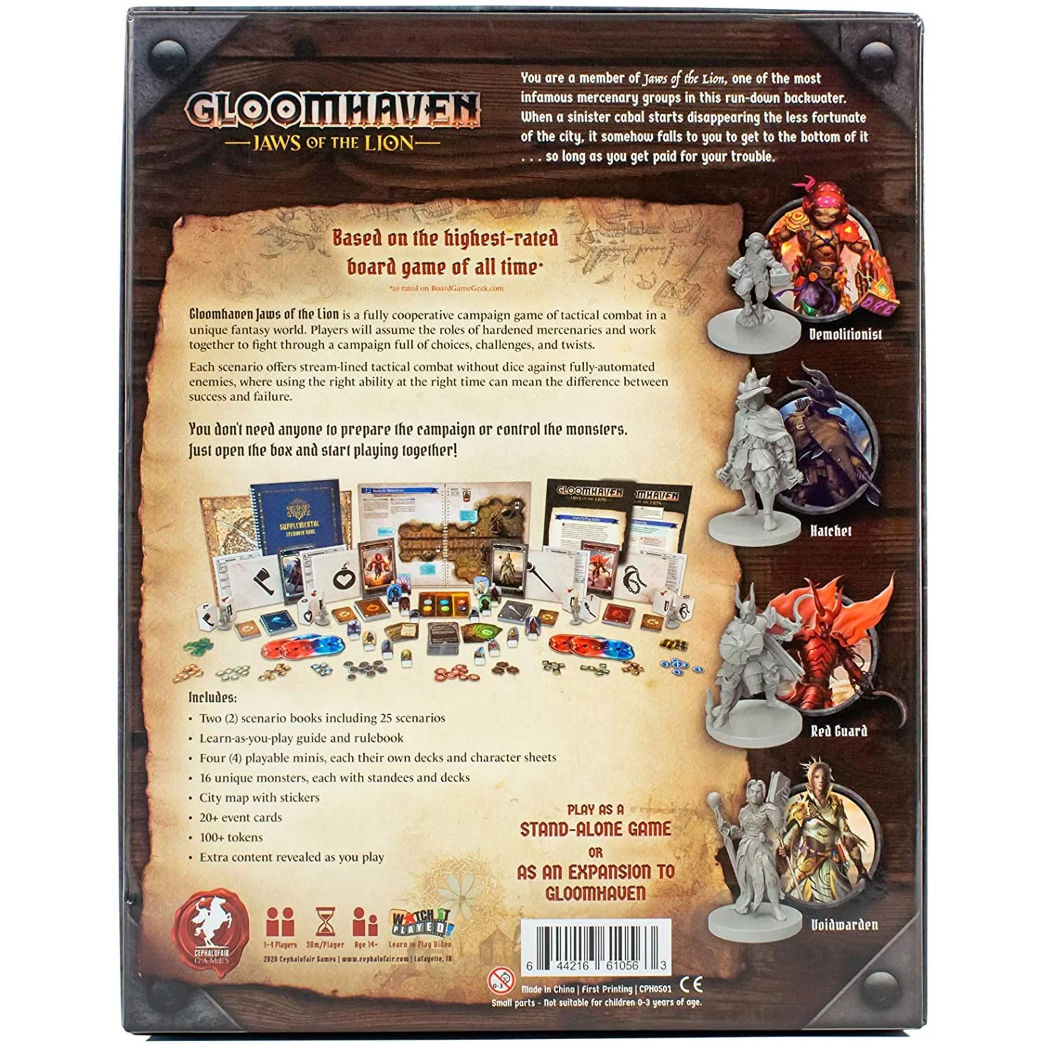 Gloomhaven: Jaws of The Lion Board Game