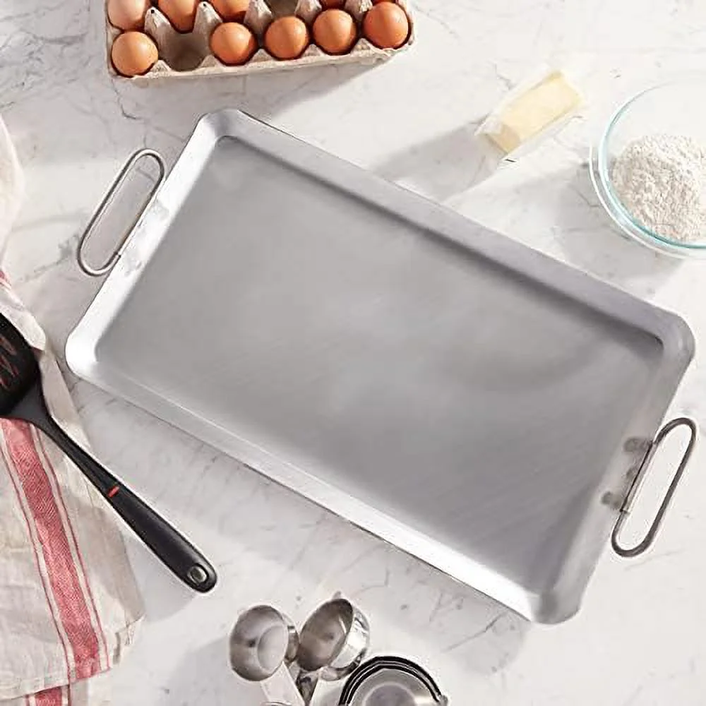 10 Gauge Steel Griddle, 12 Inch X 20 Inch