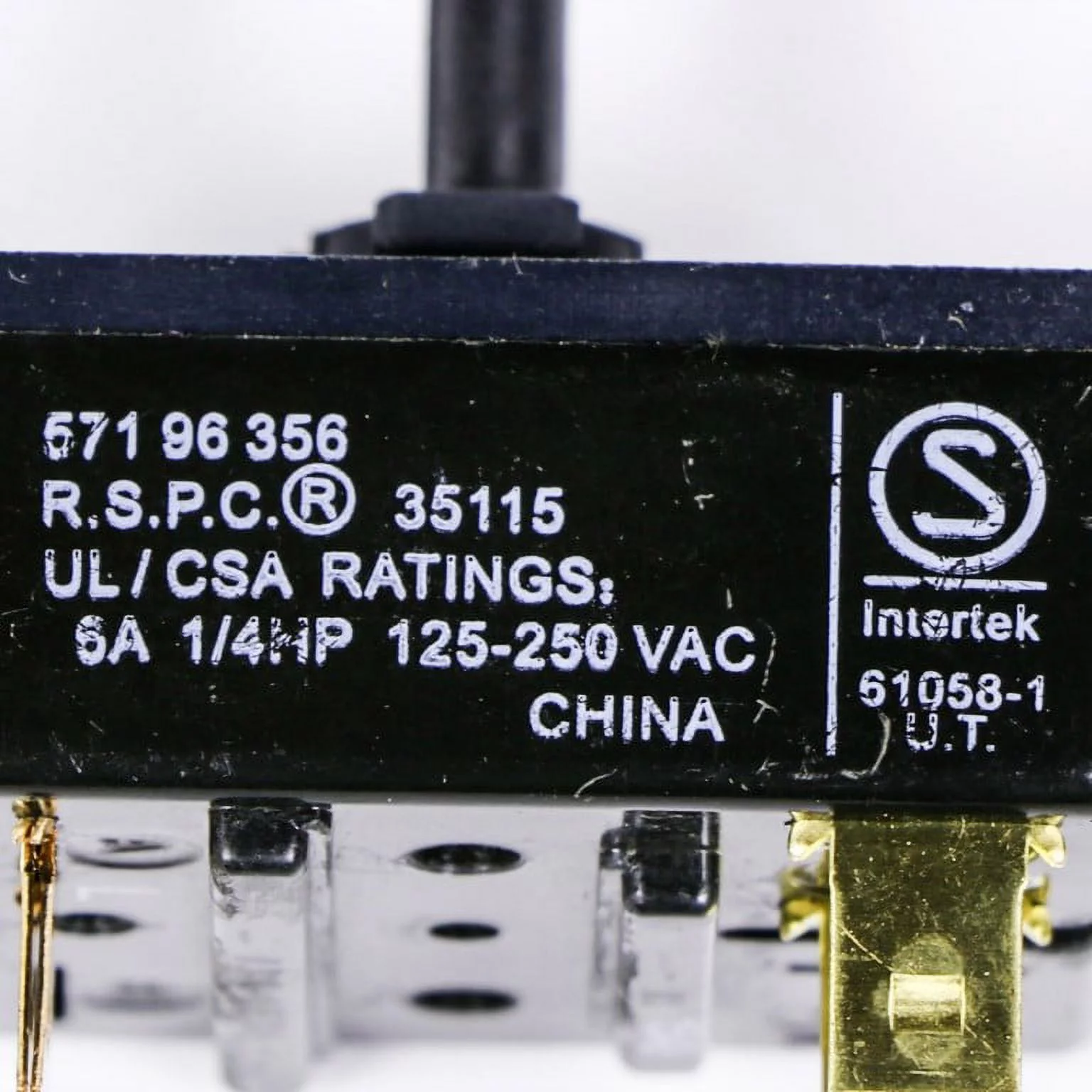 35115 Speed Queen Temperature Selector Switch OEM 35115