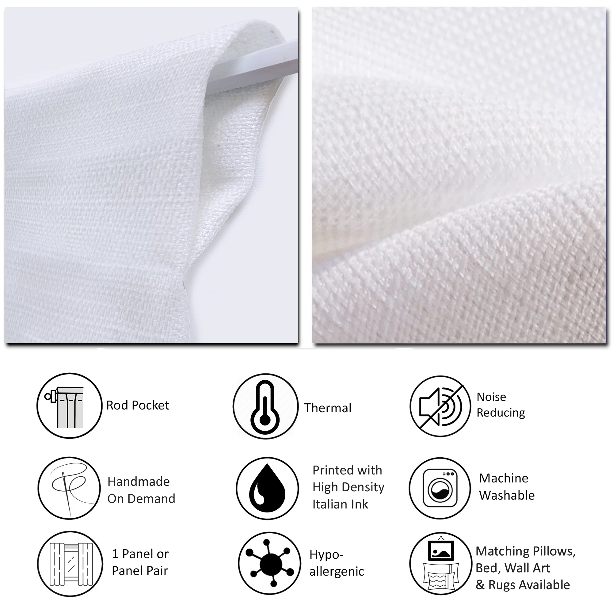 Designart 'Rocky bay in Portugal' Landscapes Curtain Panel