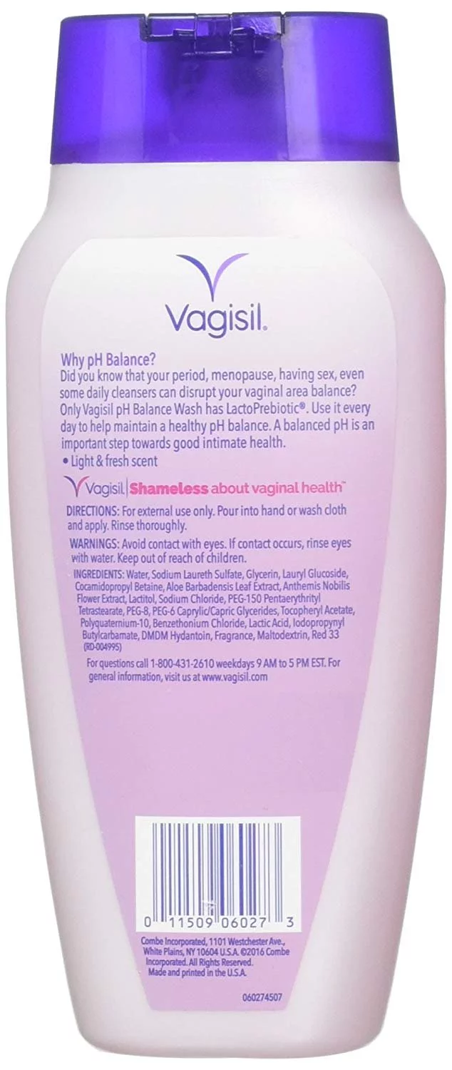 Vagisil Daily Intimate Wash Ph Balance Feminine Wash 12 oz, 3-Pack