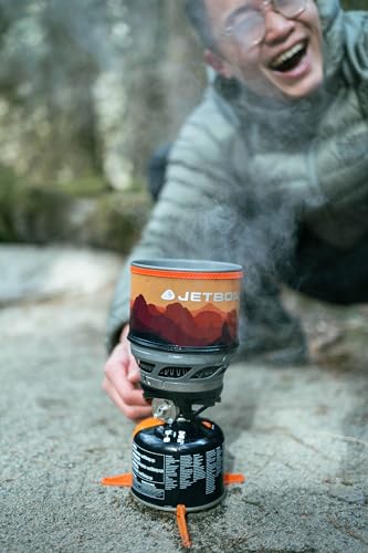Jetboil MiniMo Camping and Backpacking Stove Cooking System with Adjustable Heat Control