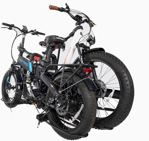 HYPERAX Volt RV 4X - Hitch Mounted 4 Bike Rack Carrier for RV, Camper, Trailer,Motorhome, Toad with 2