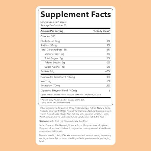 Clean Simple Eats Chocolate Peanut Butter Whey Protein Powder, Natural Sweetened and Cold-Processed Whey Protein Powder, 20 Grams of Protein (30 Servings)