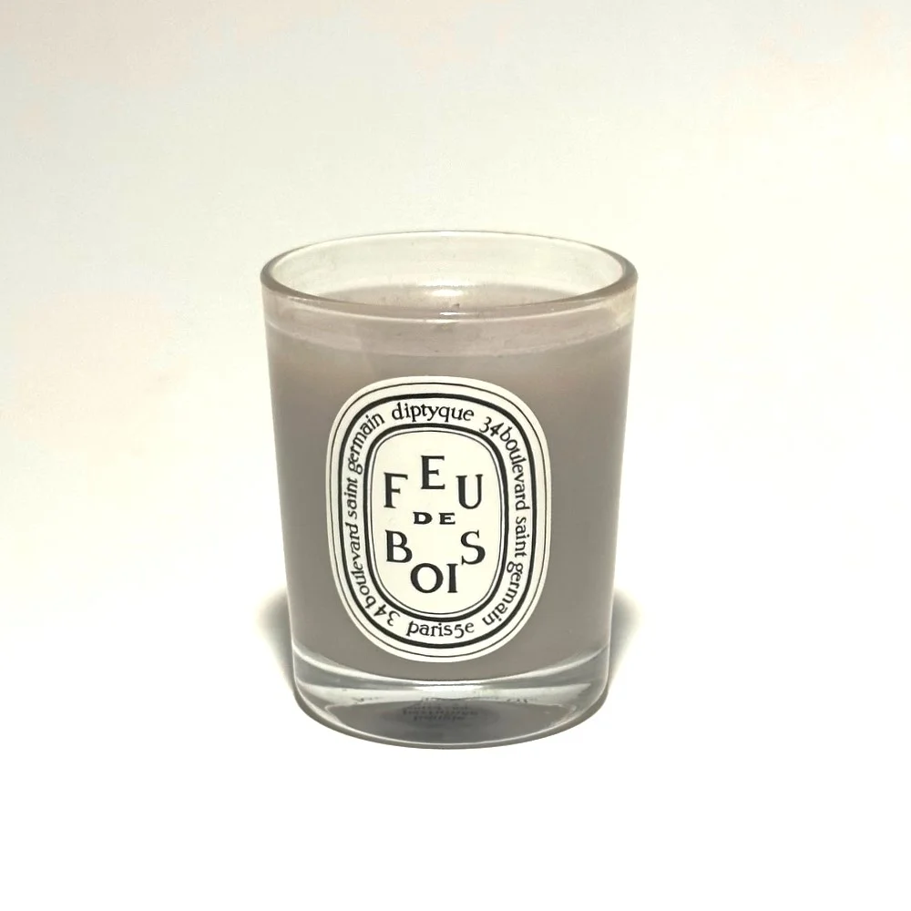 Like New - Diptyque Feu De Bois Scented Candle 2.4oz/70g *See Description*
