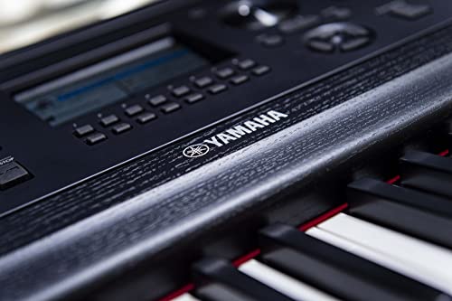 Yamaha 88-Key Weighted Digital Piano, with Foot Switch and Music Rest, Black-Furniture Stand Sold Separately, ‎167.64 x 45.72 x 20.32 cm (DGX670B)