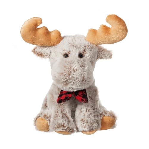 Apricot Lamb Toys Moose Plush Gray Reindeer Stuffed Animal Soft Cuddly Perfect for Child （Gray Reindeer ，8 Inches