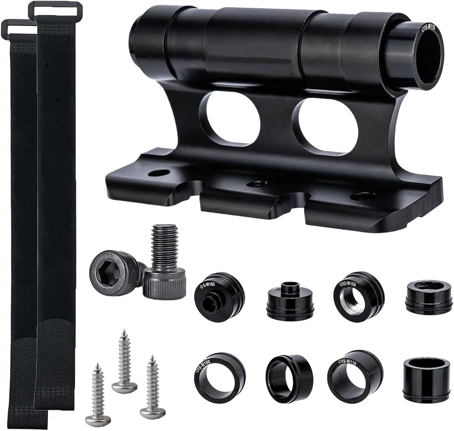 Bike Fork Mount, Versatile Bike Block, Aluminum Alloy Bicycle Front Fork, Bike Block Fork Mount, Quick Release Fork for Truck/Trailer/Bikes Racks