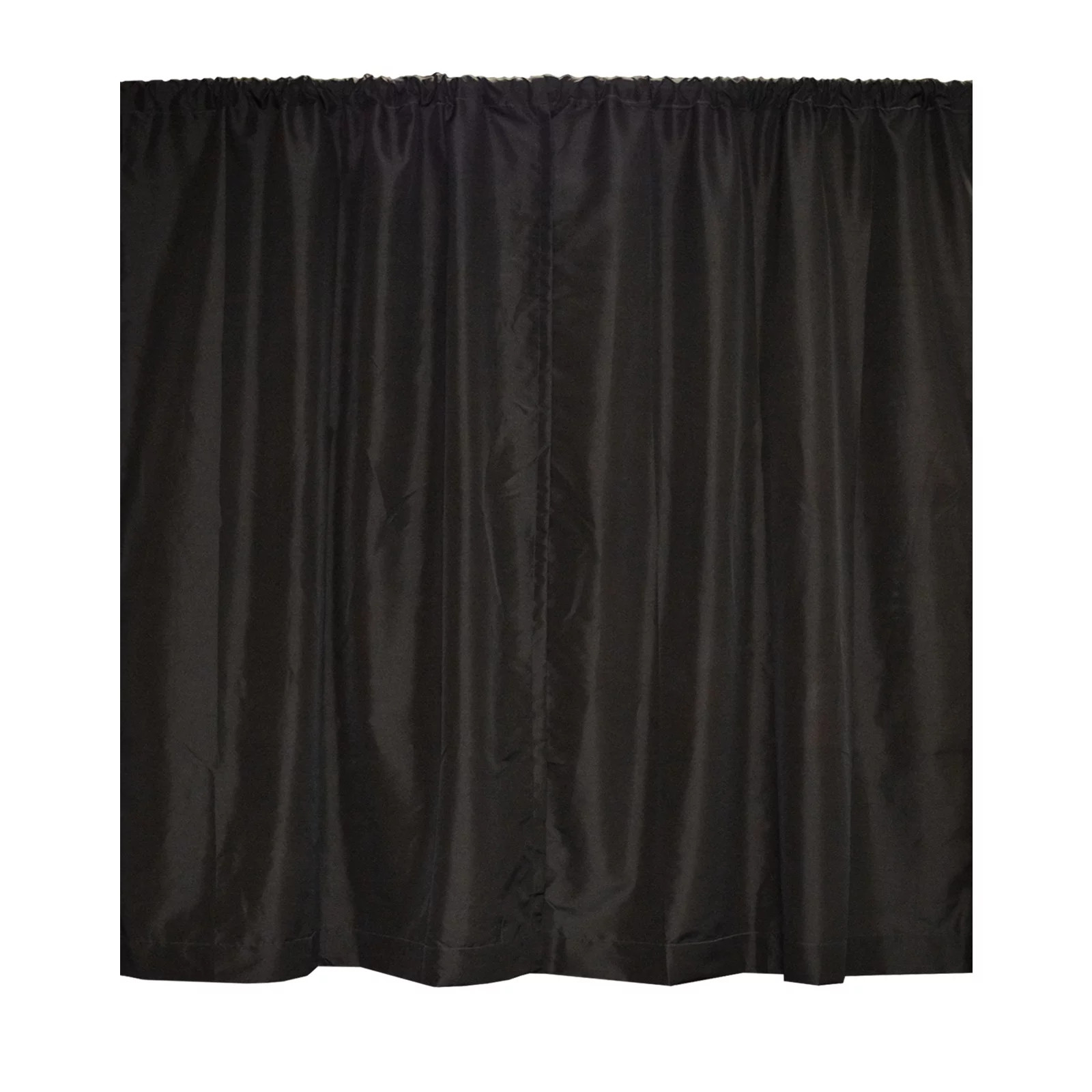 VIP Crowd Control 8'x20' Pipe and Drape Backdrop Kit with Premier Drape Fabric (8'x20' Black) ***Upgraded Version***