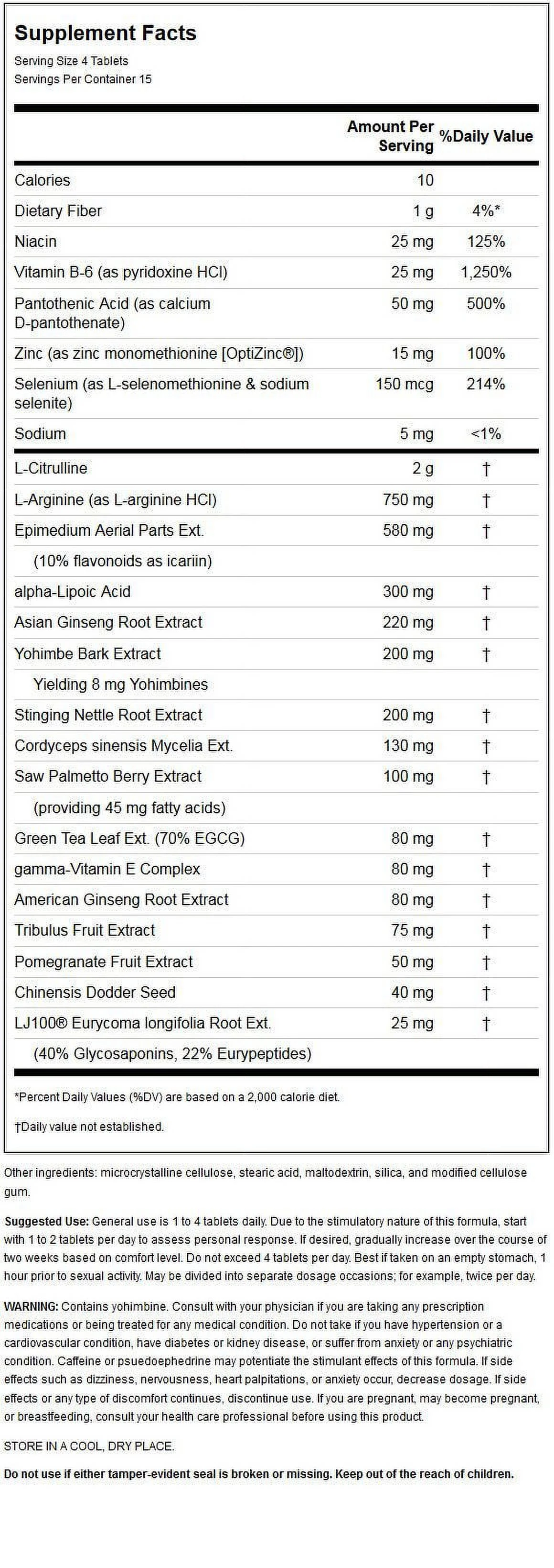 Source Naturals Male Nitro 60 Tabs