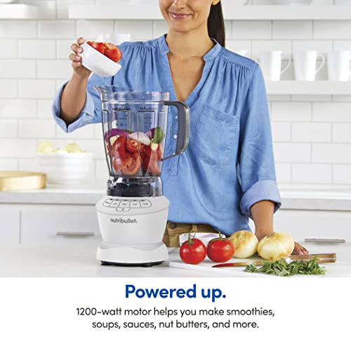 NutriBullet ZNBF30500Z Blender Combo 1200 Watt Dishwasher Safe Plastic food blender