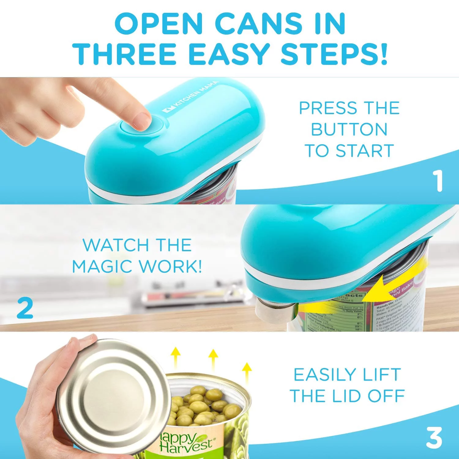 Mini Electric Can Opener- Best For Smaller Hands
