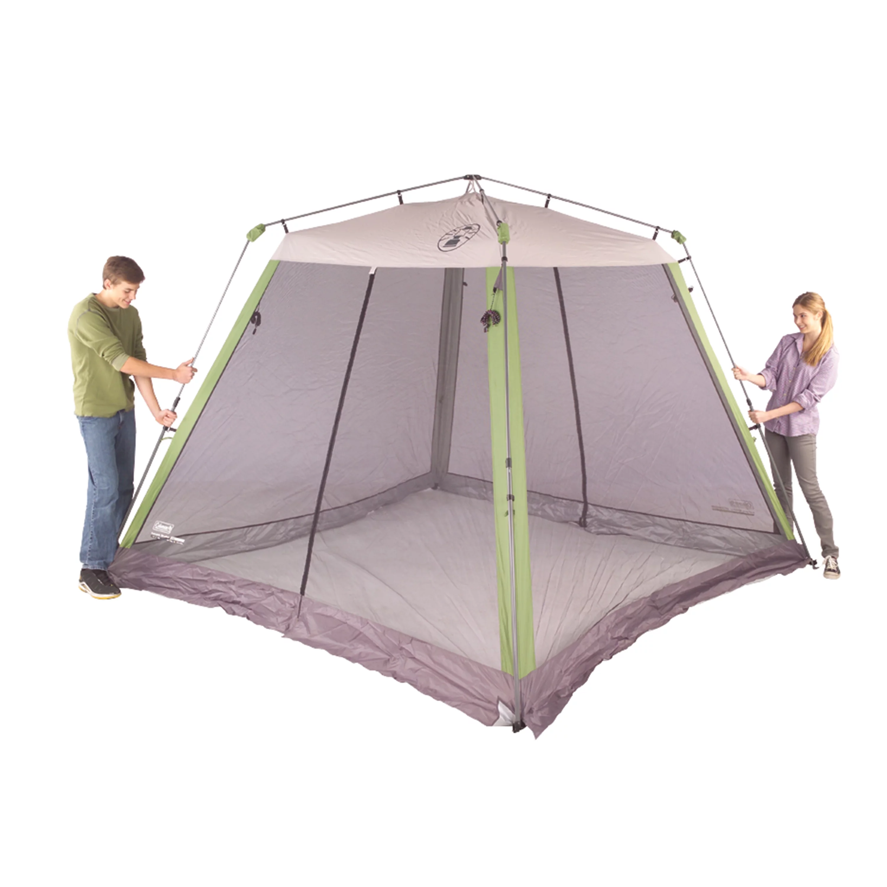 Coleman 10'x10' Slant Leg Instant Canopy Screen House (100 Sq. ft Coverage)