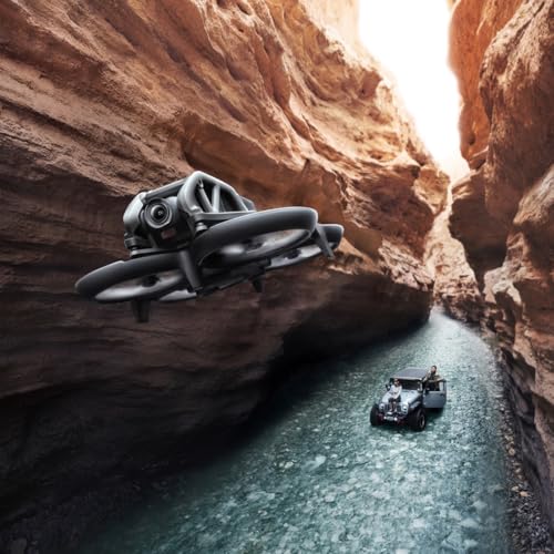 DJI Avata Pro-View Combo - First-Person View Drone UAV Quadcopter with 4K Stabilized Video, Super-Wide 155° FOV, Emergency Brake and Hover, Includes New RC Motion 2 and Goggles 2