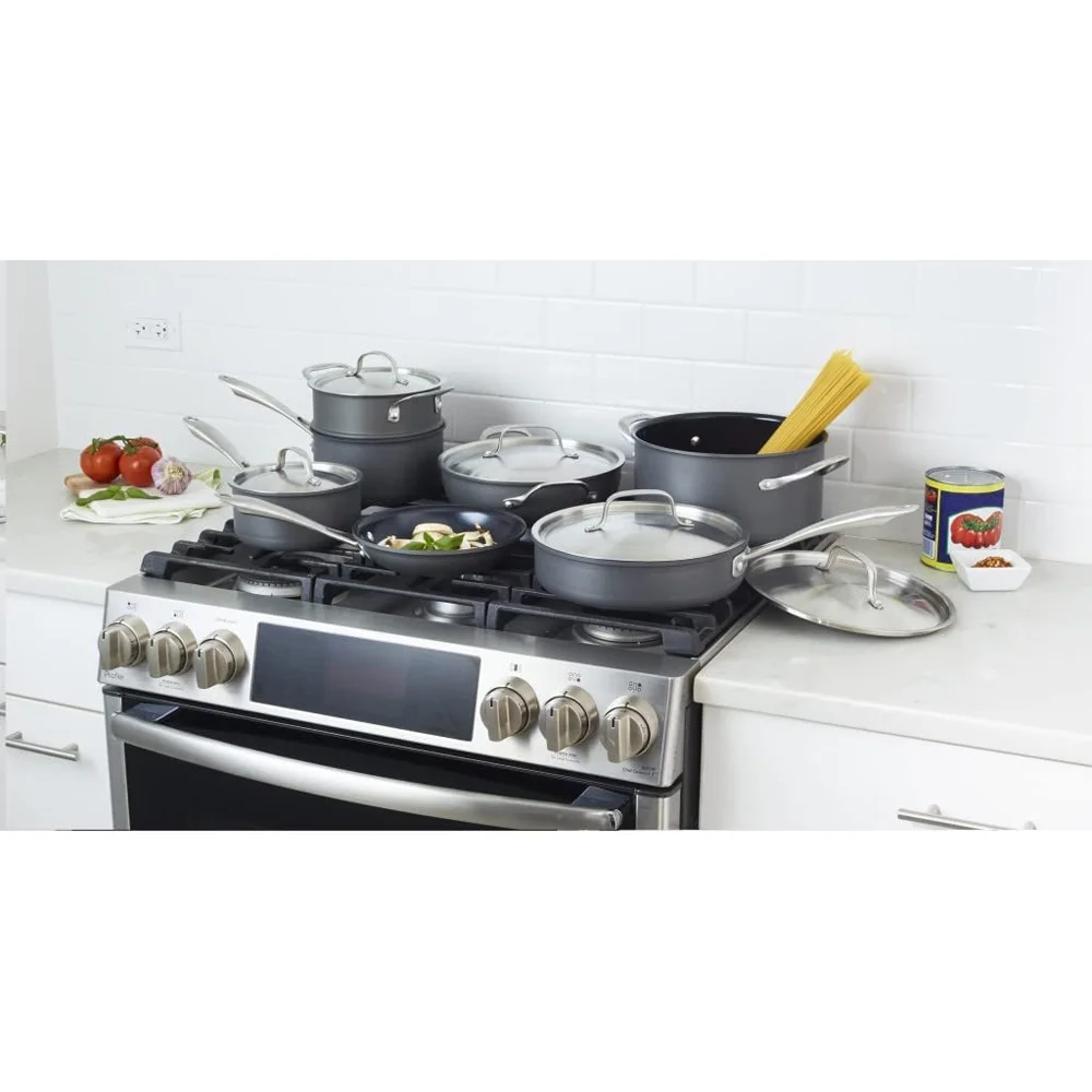 Cuisinart GG-12 Green Gourmet 12 Piece Set Bundle with Cuisinart 12 Piece Ceramic Coated Cutlery Set Matte Black