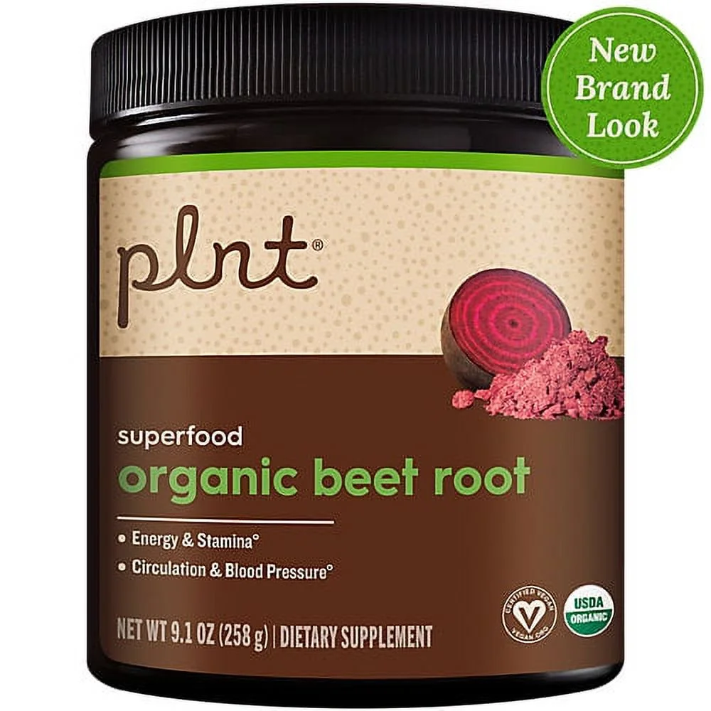 Organic Beet Root Powder ? Superfood - Natural Energy & Healthy Blood Pressure Support (9.1 Oz. / 60 Servings)