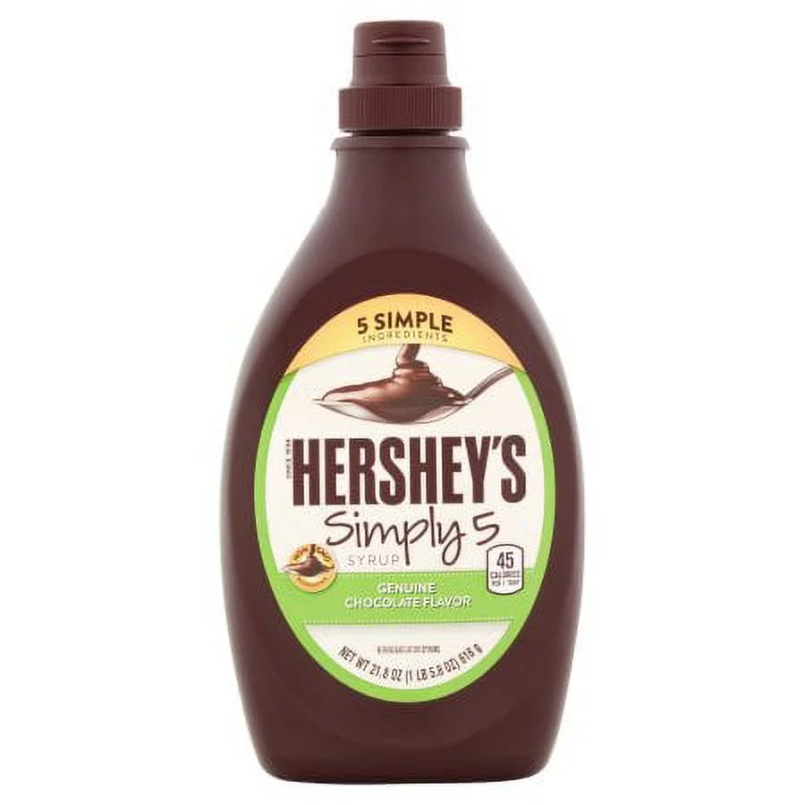 Hershey's Simple 5 Syrup Chocolate Flavor (Pack of 14)