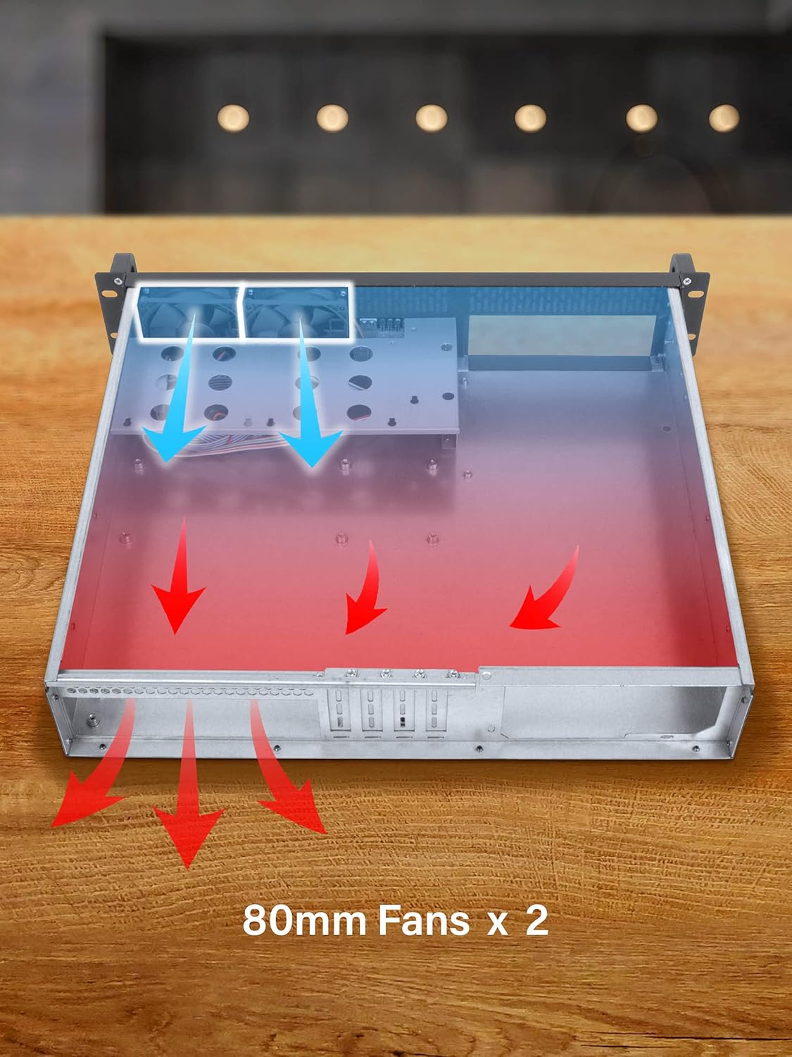 Rosewill 4U Server Chassis 11 Bay Server Case 8X 3.5 + 3X 5.25 HDD, E-ATX, Rackmount Server Case, Include Front 5X 120mm Fans Rear 2X 80mm Fans Metal Rack Mount Computer Case 25 Deep, RSV-L4000U