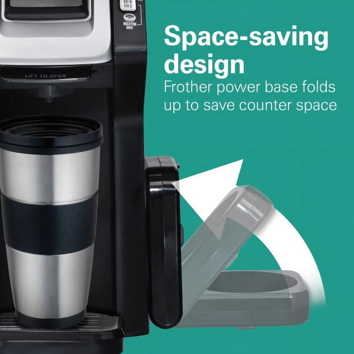 Hamilton Beach FlexBrew 49949 1500W Capsule Coffee Machine - Black