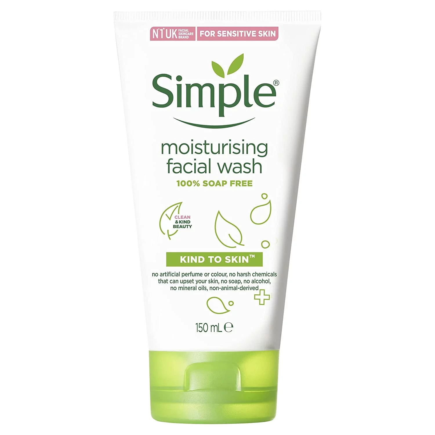 Simple Kind To Skin Moisturizing Facial Wash, 150 ml/5.07 oz