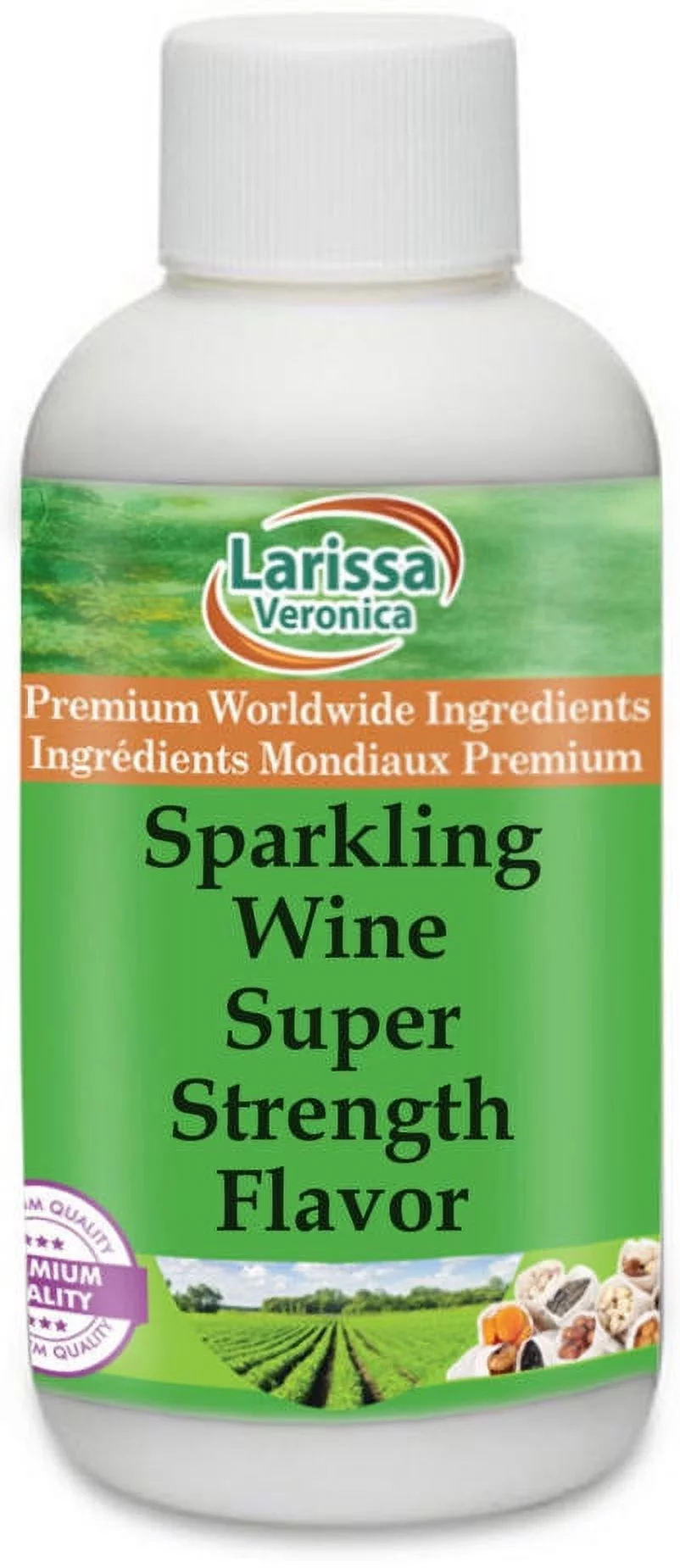 Larissa Veronica Sparkling Wine Super Strength Flavor, (Sparkling Wine, 4 oz, 3-Pack, Zin: 527925)