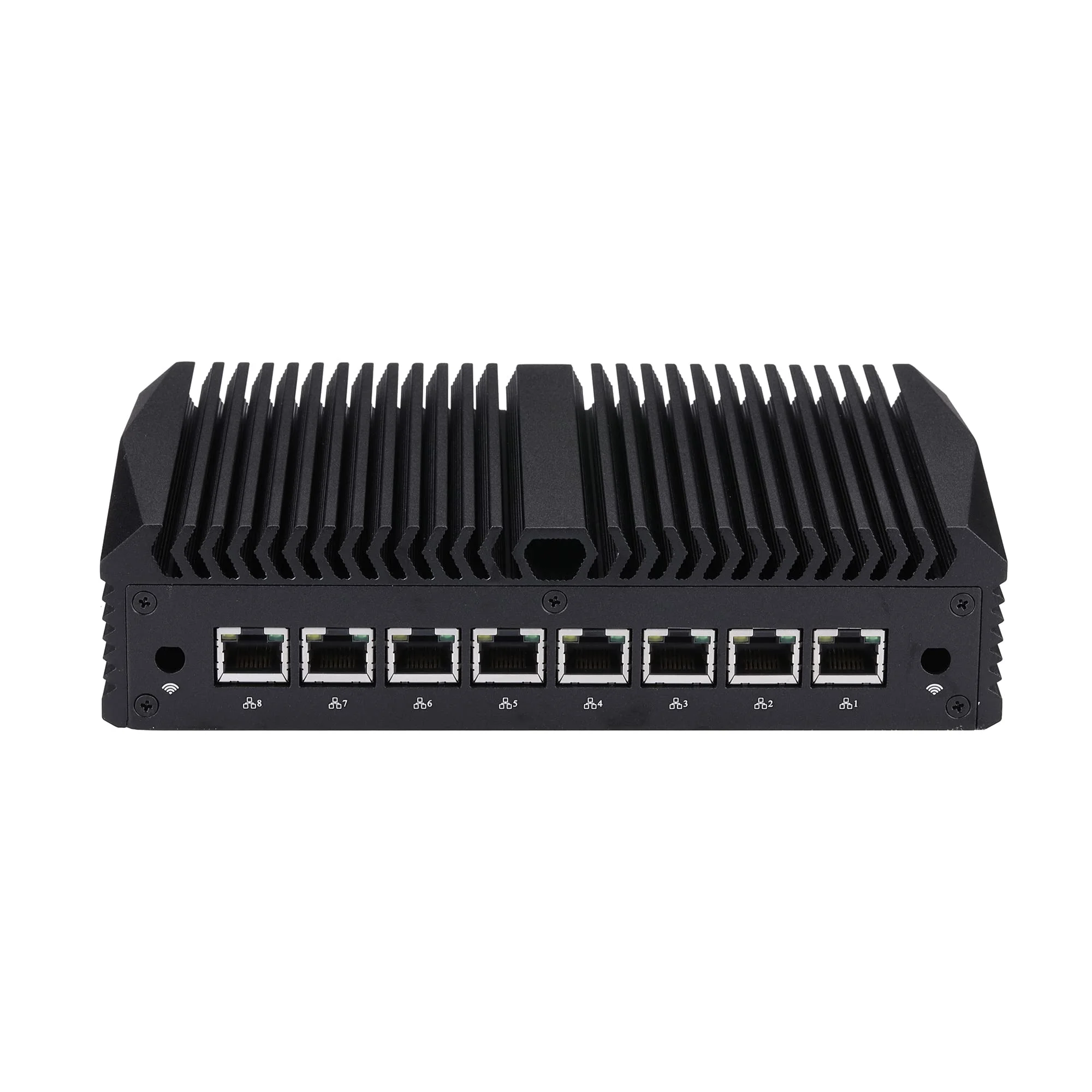 Industrial Computer Q838GE Core I3-8130U, Up to 3.4Ghz AES-Ni (8Gb Ddr3 Ram 256Gb Ssd WiFi) 8 Intel Gigabit Nic, Support Opnsense, Ipfire, Openwrt,Centos