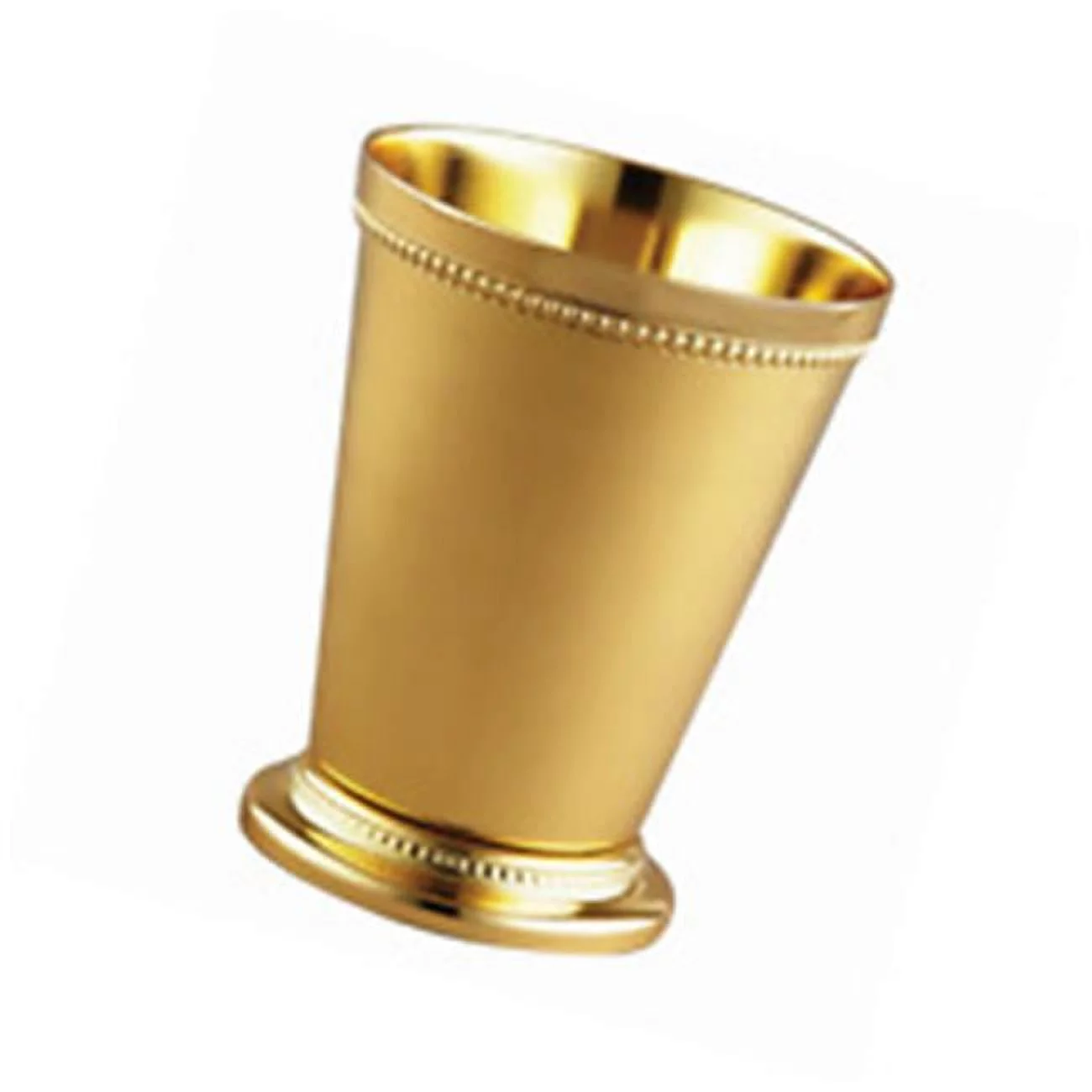 Leeber  43 & 8 in. Mint Julep Cup, Gold - 12 oz