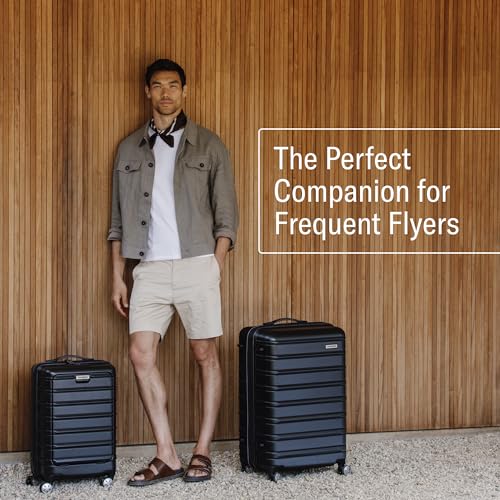 Samsonite Omni 2 Hardside Expandable Luggage with Spinner Wheels, 2-Piece Set (19/24), Lagoon Blue