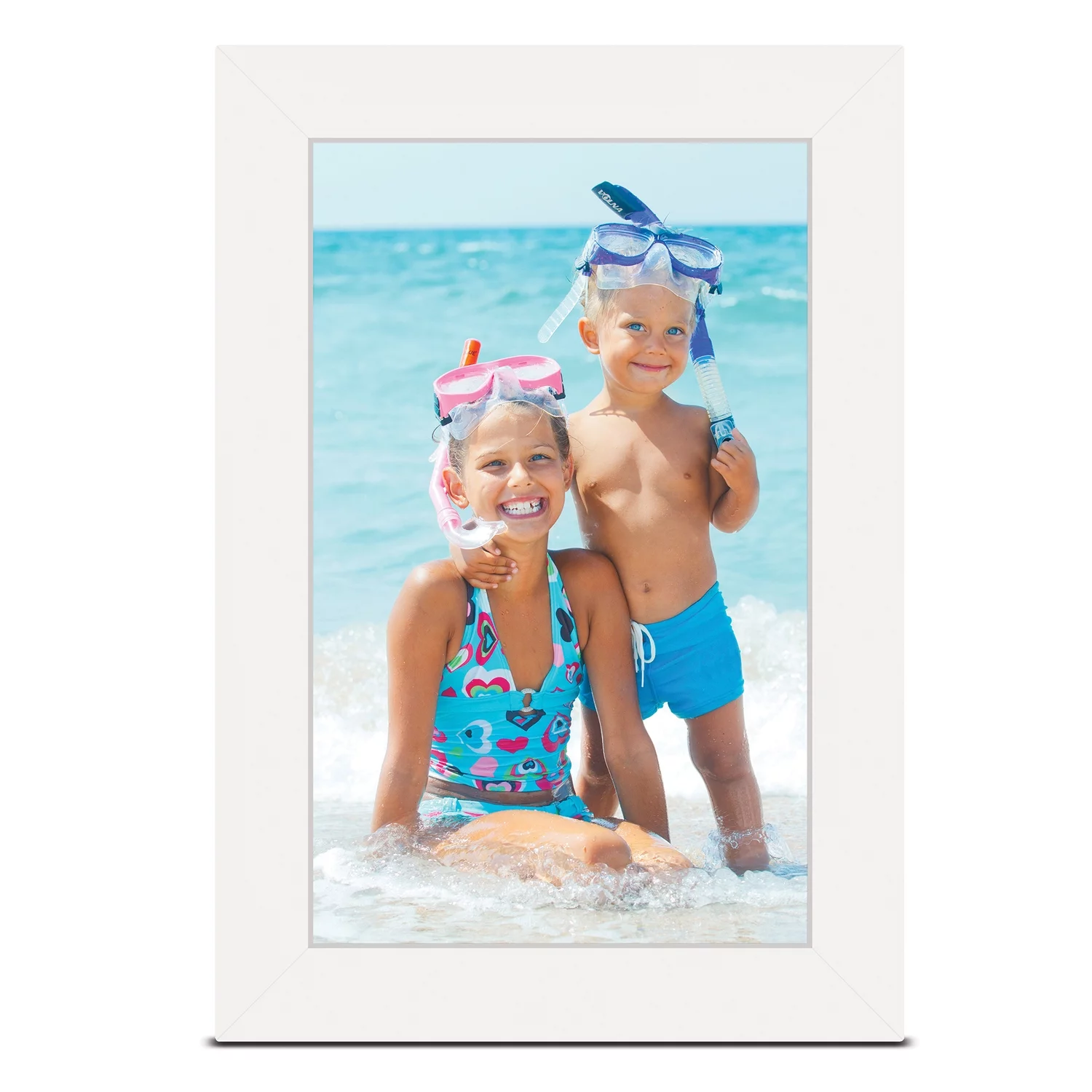 Bell+Howell BHDPF101-W 10.1-Inch Smart Photo Frame with Frameo App (White)