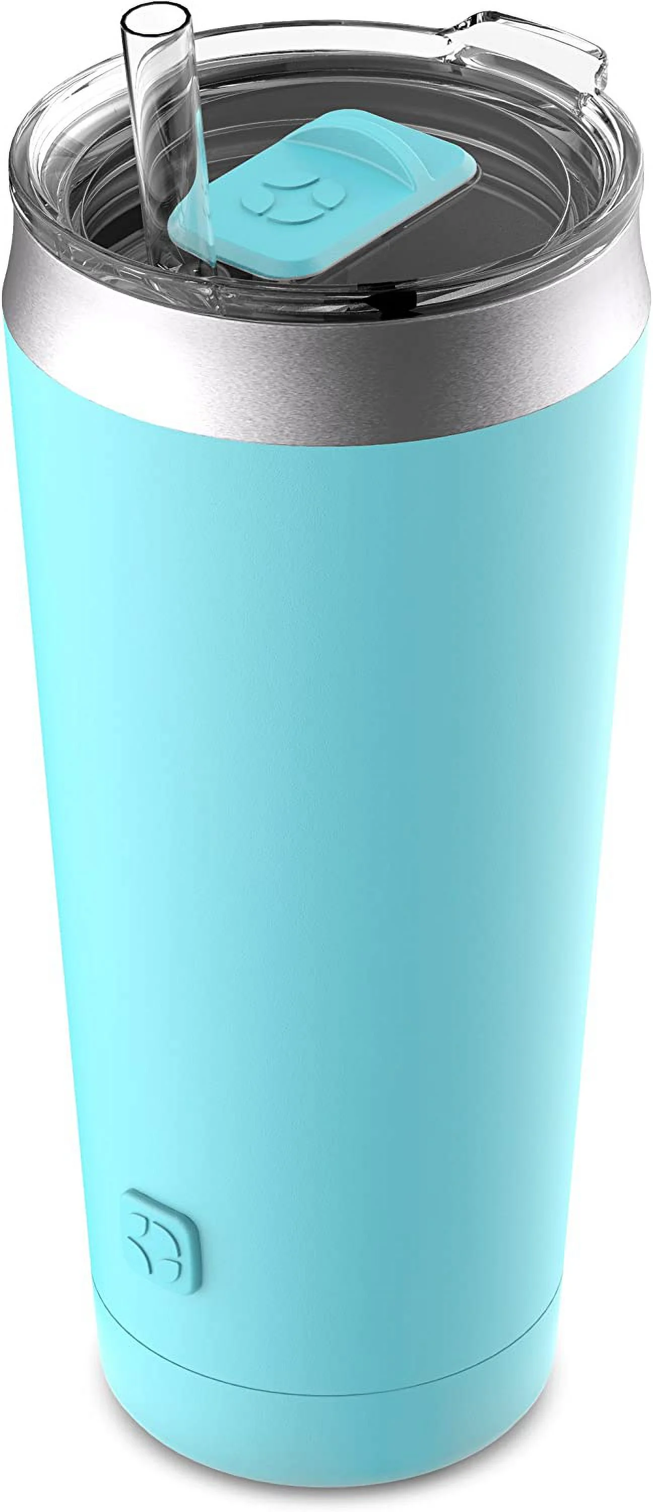 Ello Beacon Vacuum Insulated Stainless Steel Tumbler with Slider Lid and Optional Straw
