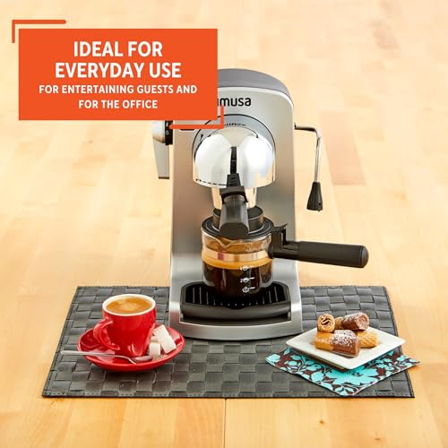 IMUSA USA GAU-18202 4 Cup Espresso/Cappuccino Maker,120 volts, Black