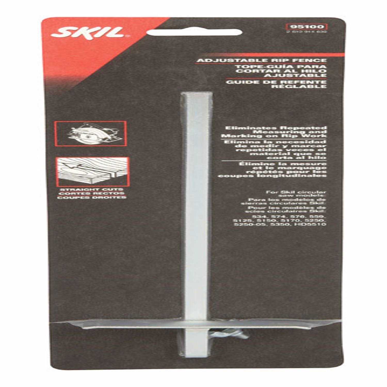 SKIL Adjustable Circular Saw Rip Fence 95100