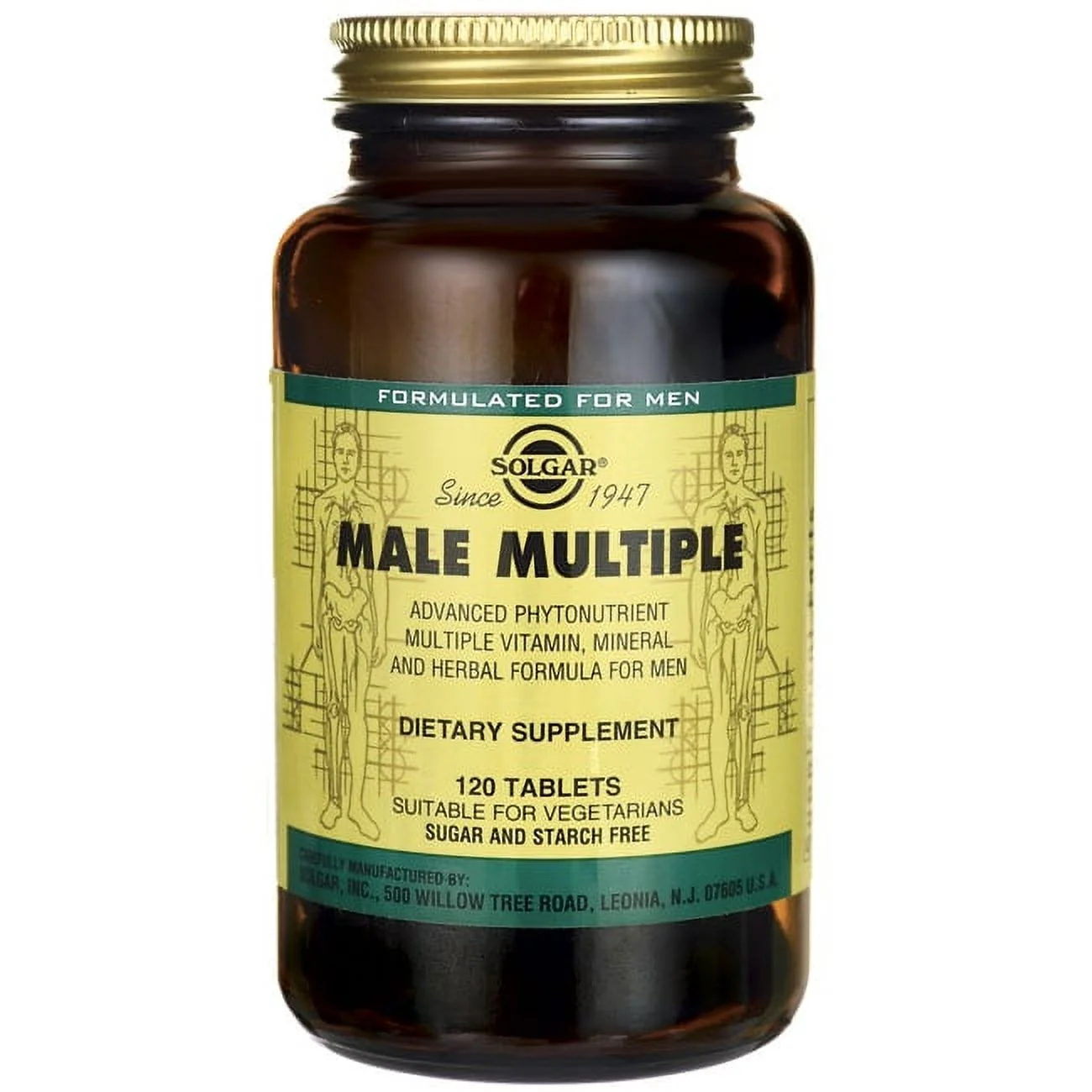 Solgar Male Multiple - 120 Tablets