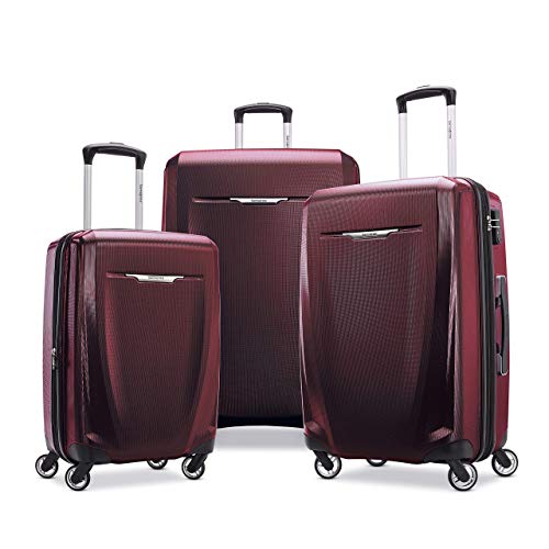 Samsonite Winfield 3 DLX Hardside Expandable Luggage with Spinners, Silver, Carry-On 20-Inch