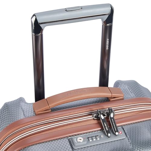 DELSEY PARIS Carrousel Hardside Expandable Luggage with Spinner Wheels, Navy, Carry-on 21 Inch