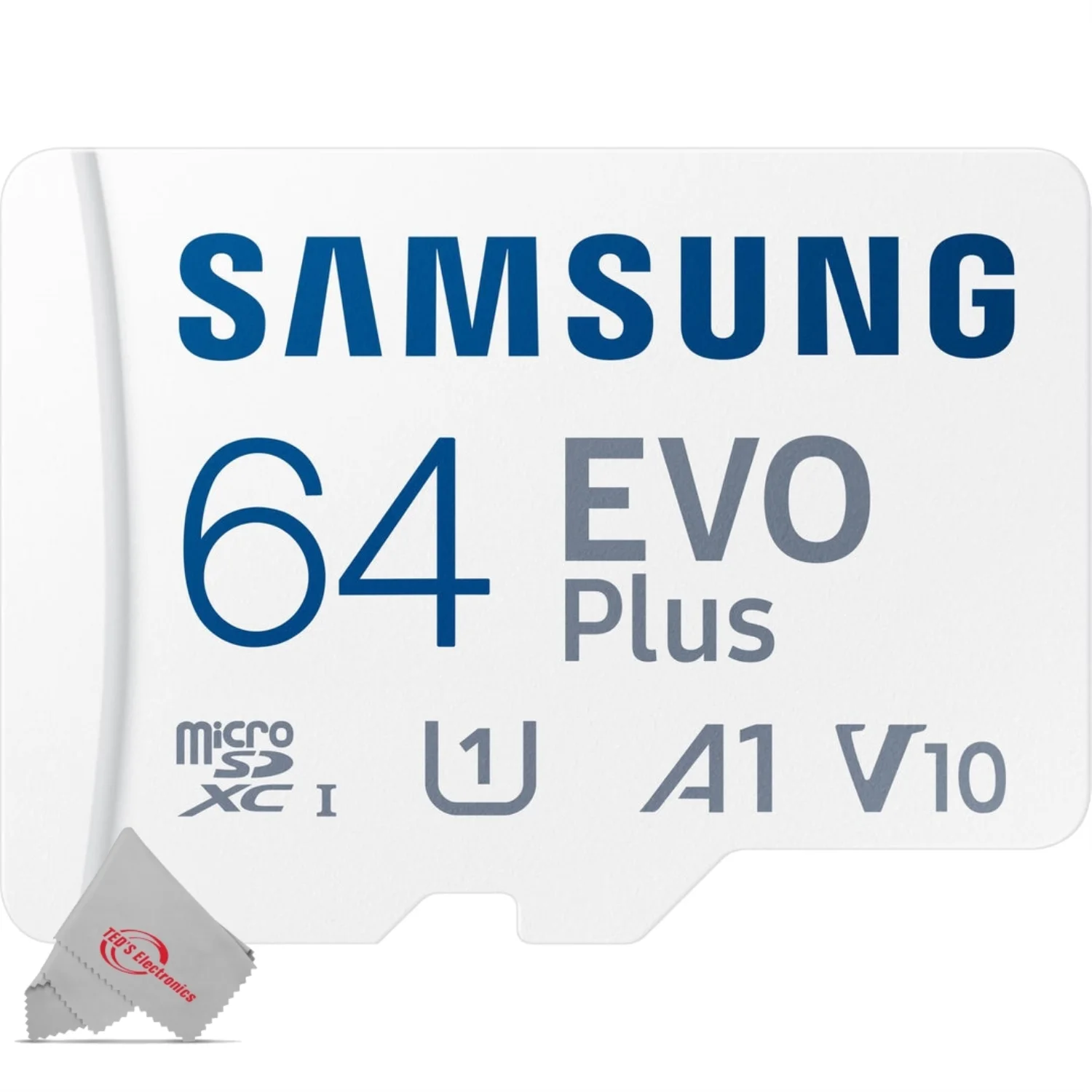Samsung 64GB EVO Plus UHS-I microSDXC Memory Card with SD Adapter - 3 Pack