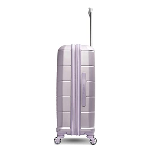 American Tourister Stratum 2.0 Expandable Hardside Luggage with Spinner Wheels, Purple Haze, Carry-on