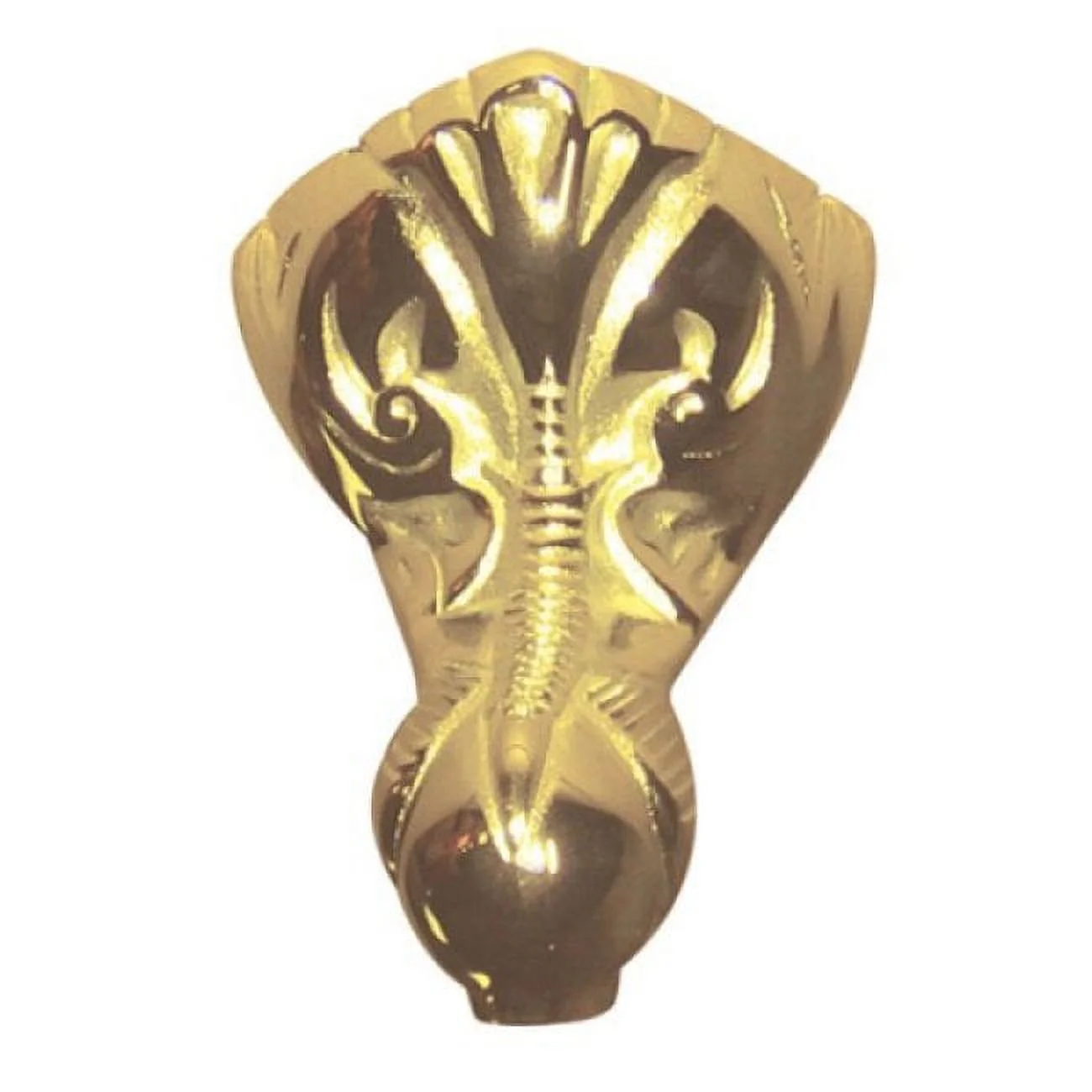 Kingston Brass VCTZT2 Aqua Eden 4 Piece Tudor Copper Tub Feet  Polished Brass