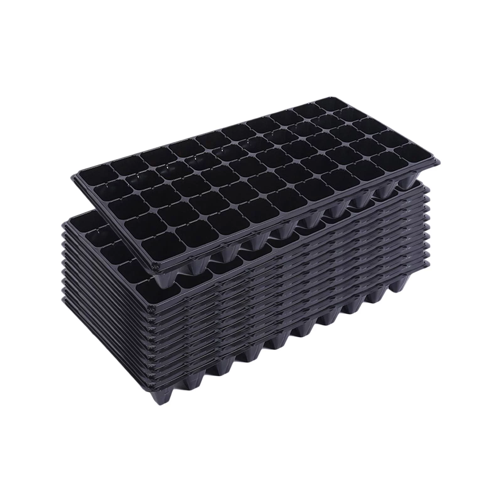 10 Pieces Seedling Trays, Seedling Starter Trays,Pet ,Microgreens Trays ,Durable Growing Trays with Holes, Propagation Tray 100g