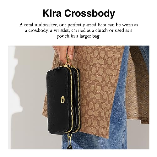 Coach Polished Pebble Leather Kira Crossbody