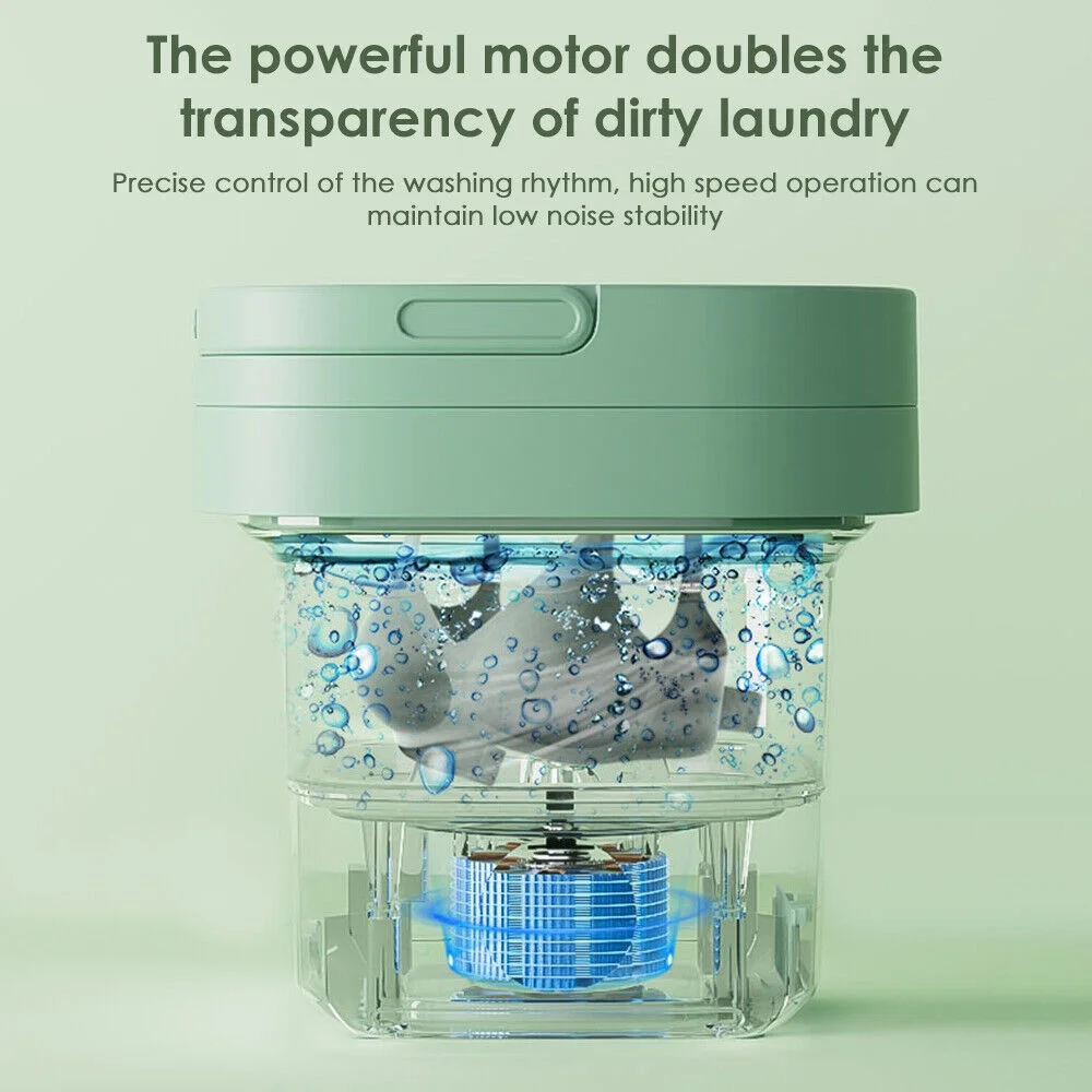 JahyShow Convenient Home or Travel Washing Machine - Foldable and Compact