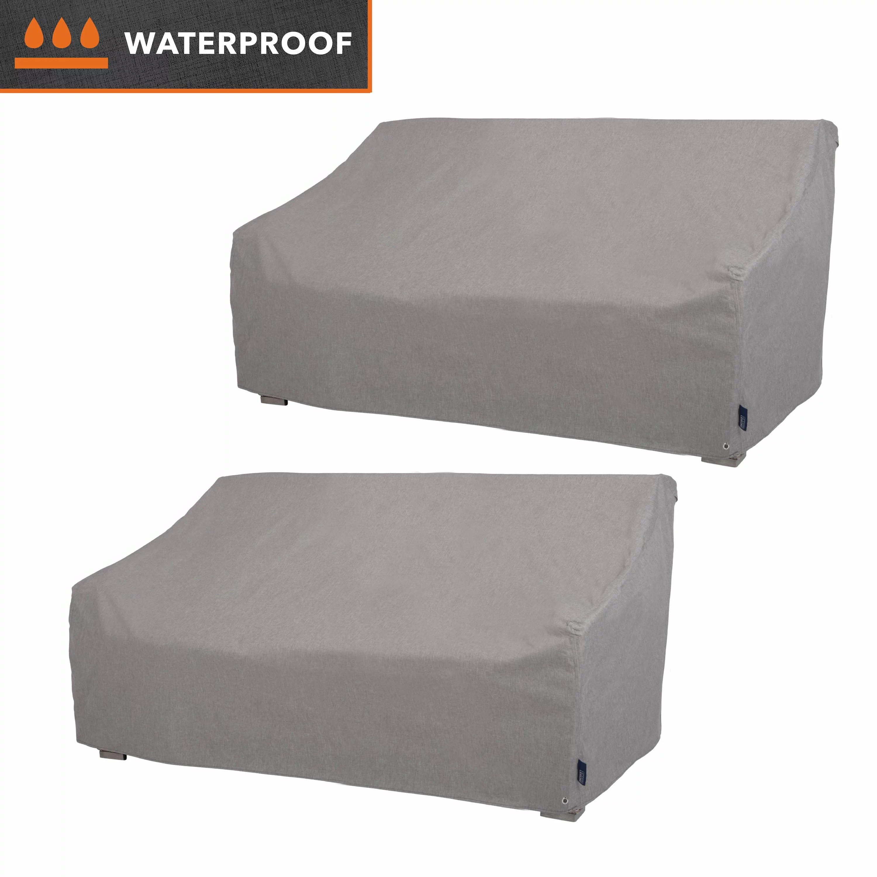 Modern Leisure Garrison Patio Loveseat Cover, Waterproof, 66