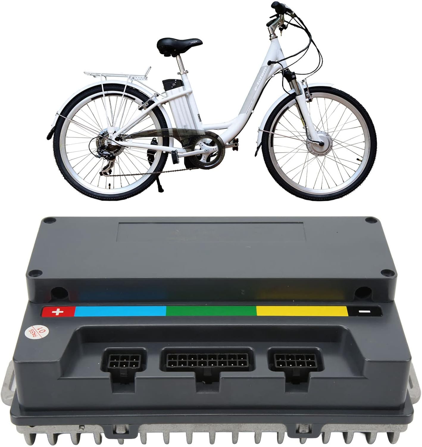 Controller, for Hub Medium Drive Motor Electric Bike Motorcycle 48V‑72V 3960W Brushless DC Motor Speed